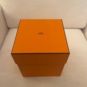 Authentic Hermes Orange Gift Box
